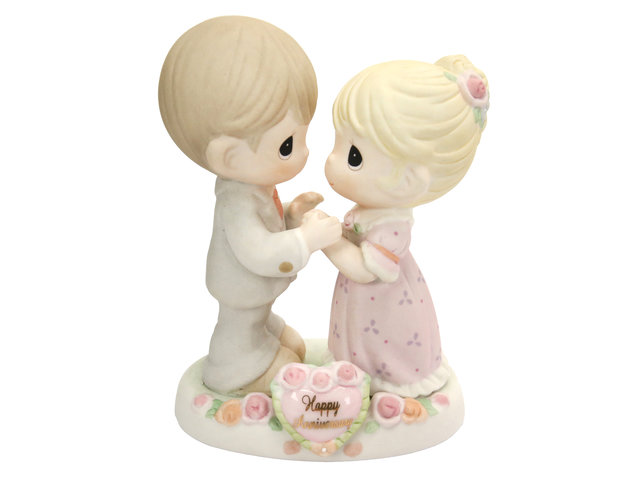 Florist Gift - Precious Moments Figurines Happy Anniversary - PM0110B5 Photo